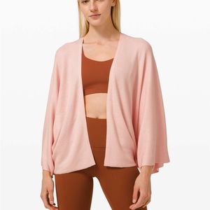 Lululemon Cashlu Knit Textured Wrap Size M/L